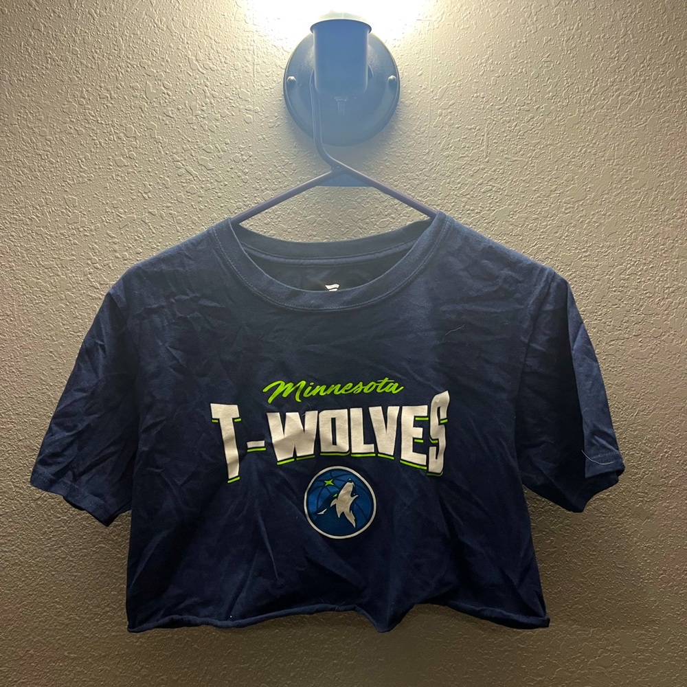 Timberwolves Cropped Tee